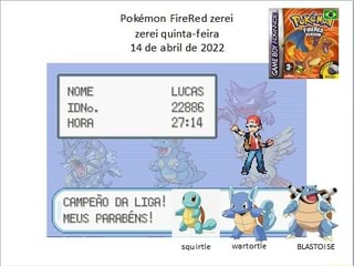 Pokémon Fire Red LIGA POKÉMON e Hall Da Fama!!! 