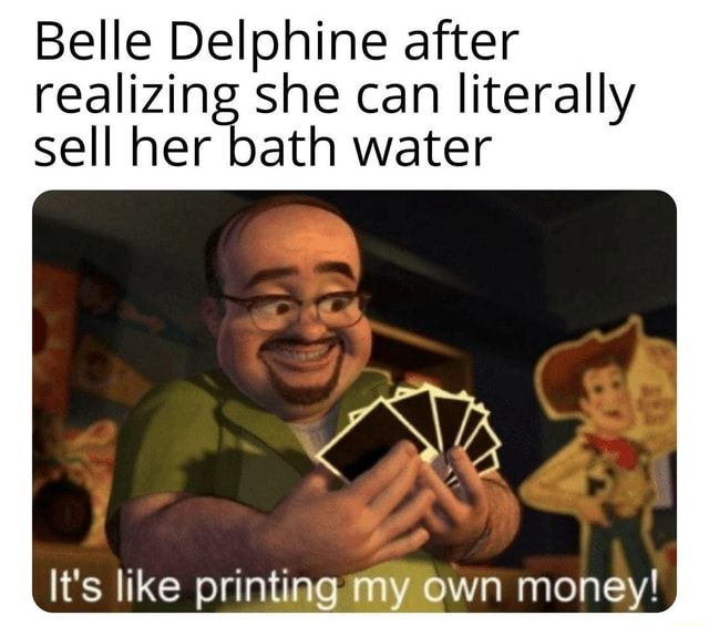 Delphine is the pseudonym of United Kingdom-based co Belle Delphine ls  Selling GamerGirI Bath Water Belle - iFunny