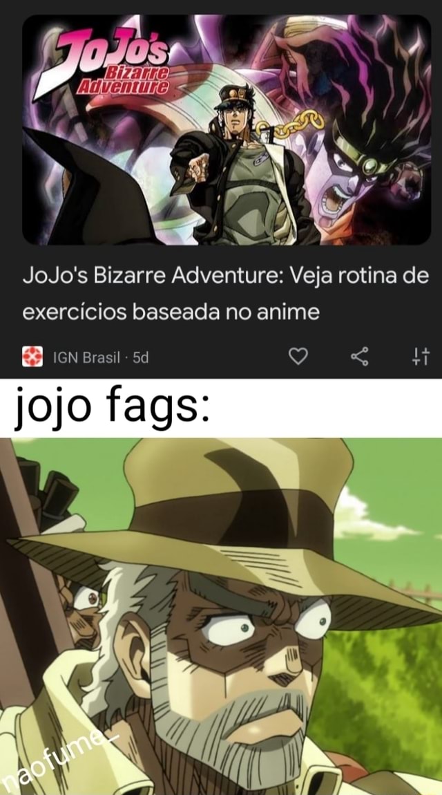 JoJo's Bizarre Adventure: Veja rotina de exercícios baseada no anime