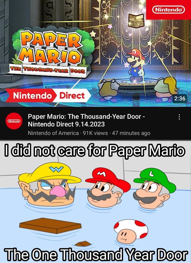 Paper Mario: The Thousand-Year Door - Nintendo Direct 9.14.2023 