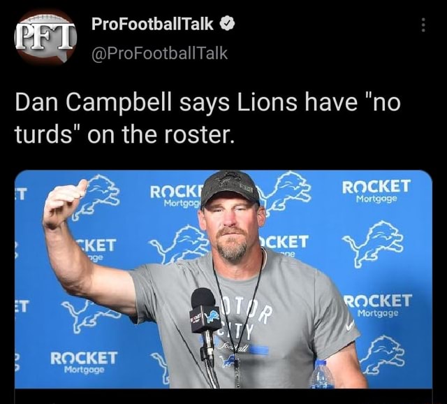 Dan Campbell tells Lions players to call an Uber if they're