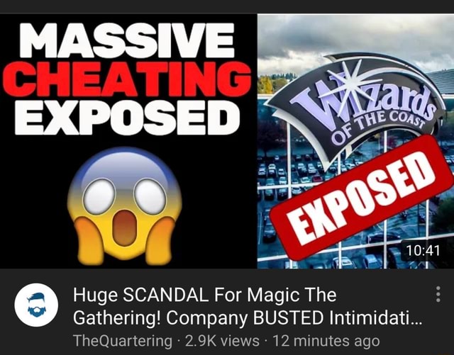 Huge SCANDAL For Magic The E Gathering! Company BUSTED Intimidati... 12
