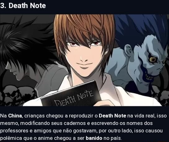 Crunchyroll Cuzao no Ifunny As consequências de usar o Death Note