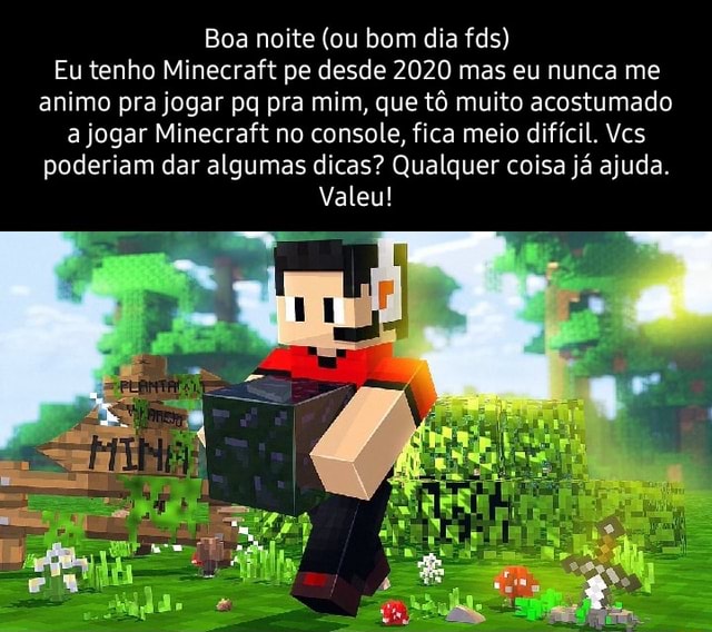 Print que eu e meu amigo tiramos (essa semana está sendo a melhor pra mim  pois estou podendo jogar Minecraft com meus amigos, nunca estive tão feliz)  - iFunny Brazil