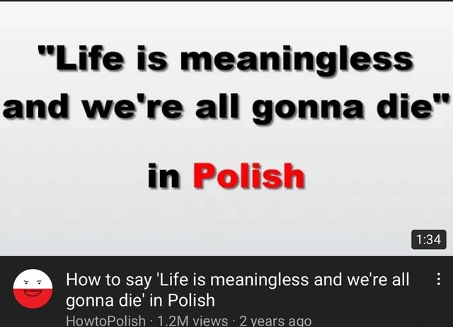 life-is-meaningless-and-we-re-all-gonna-die-in-polish-how-to-say