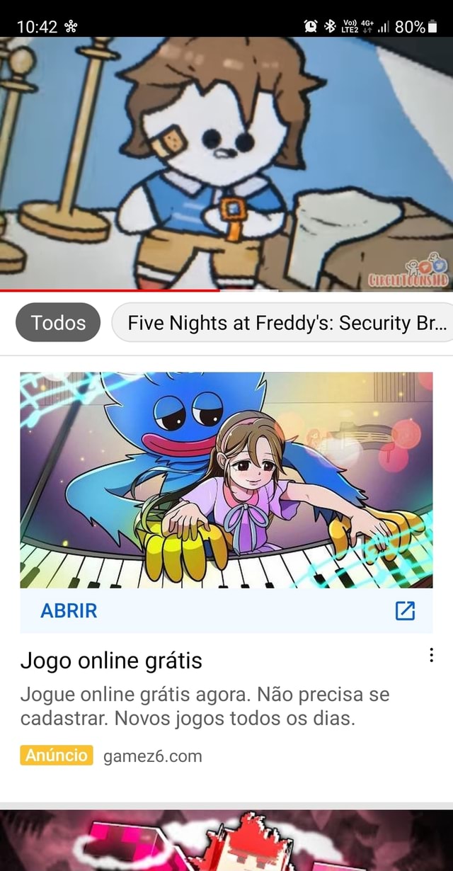 Five Nights at as Security Br ABRIR Jogo online grátis Jogue online  grátis agora. Não precisa se cadastrar. Novos jogos todos os dias. - iFunny  Brazil