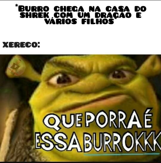 BURRO CHECA NA CA SHREK COM UM DRAGÃO ao E VÁRIOS FILHOS - iFunny Brazil