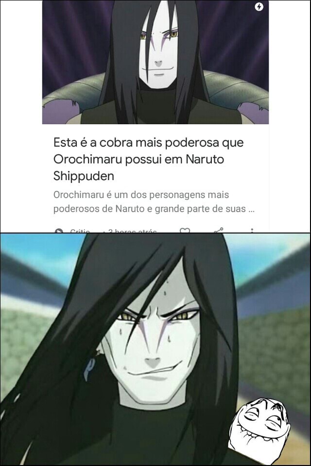 Naruto Shippuden Dublado Sasuke pega na cobra de Orochimaru Animes Dublados  Brasil 662 mil visualizações há 1 ano - iFunny Brazil