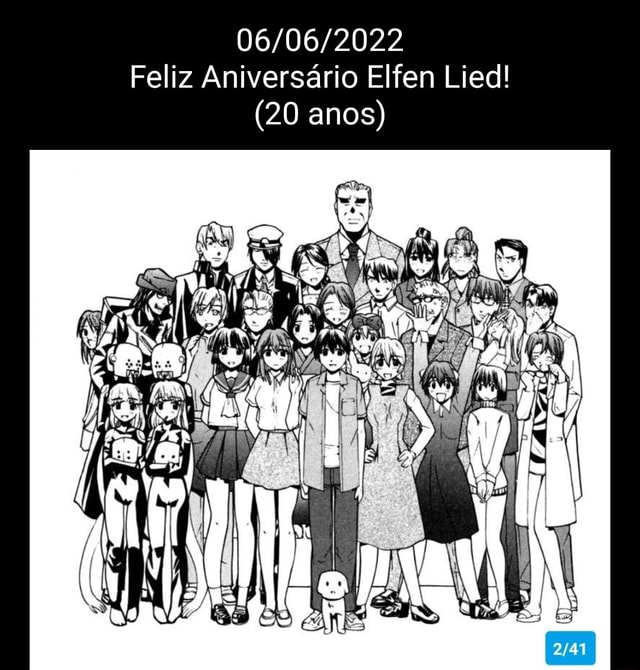 Especial: são três anos de Elfen Lied Brasil no ar! Parabéns! - Netoin!