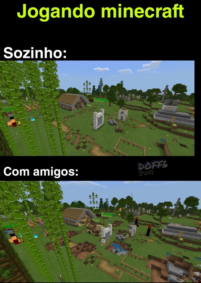 Jogando minecraft 100 dias da vida real 13-dia casa pra saporeca Fosição:  63, - iFunny Brazil