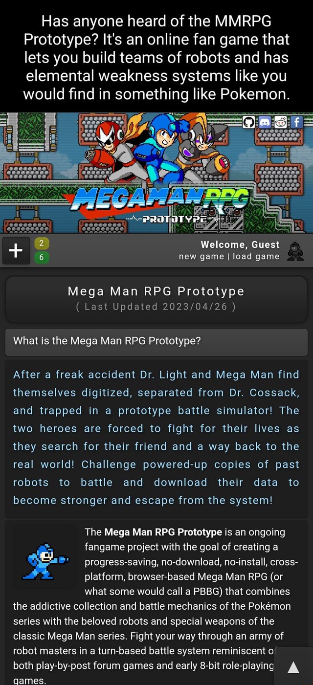 Mega Man RPG Prototype