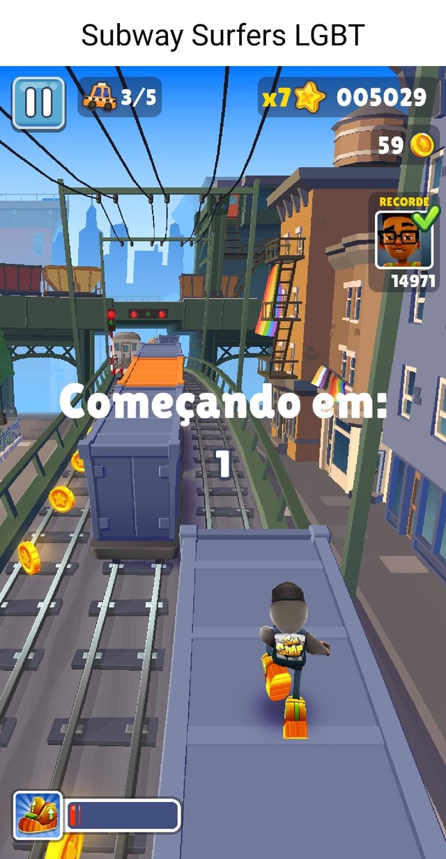 Mês LGBT do Subway surfers Pacote Infinito ecdmh 75% de DESCONTO - iFunny  Brazil