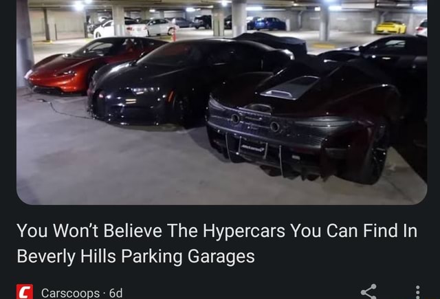 You Won't Believe The Hypercars You Can Find In Beverly Hills Parking  Garages