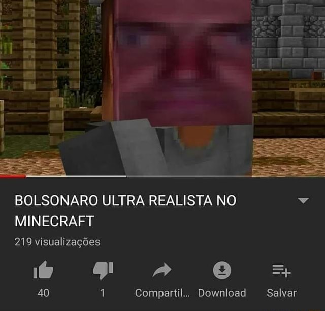 Comunidade de Minecraft on X: bolsonaro jogando minecraft   / X