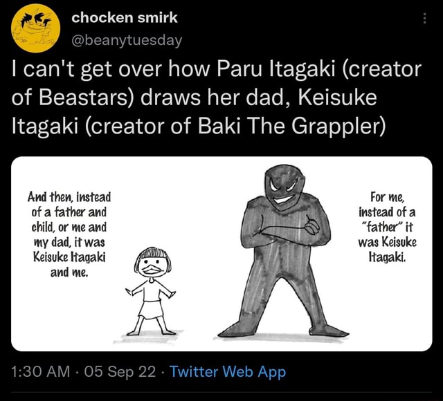 Weekly Shonen Champion Reveals Baki, BEASTARS Creators Are Father