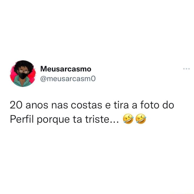 foto do perfil triste