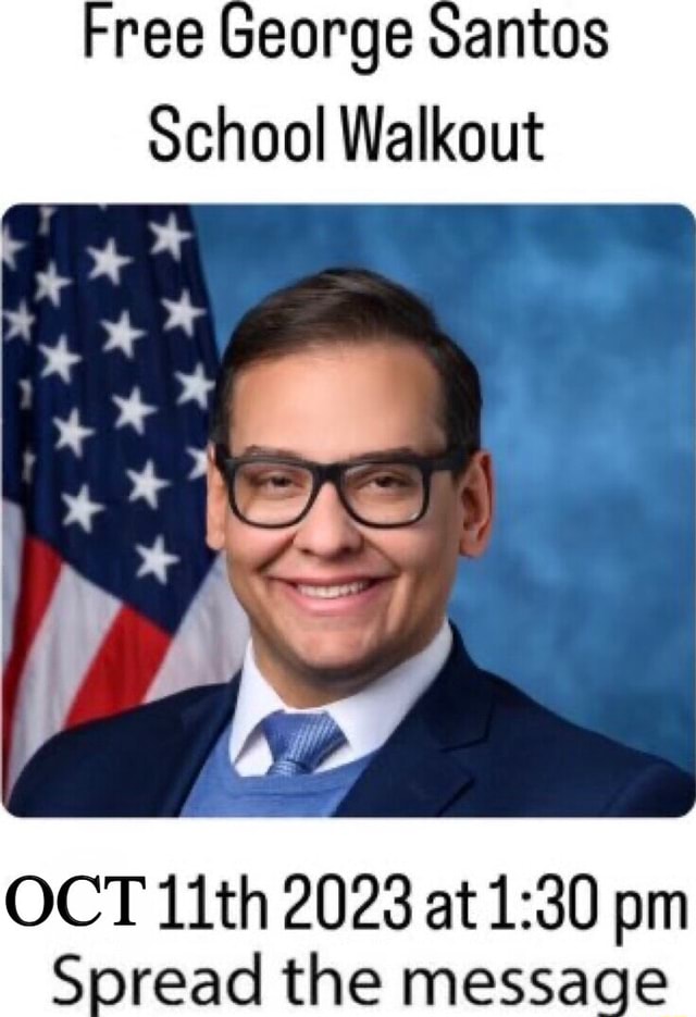 Free Santos School Walkout OCT 11th 2023 at pm Spread the