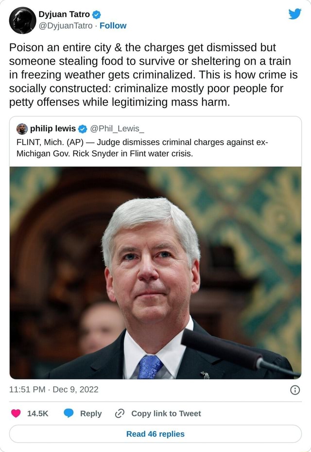  Dyjuan Tatro DyjuanTatro Follow Poison an entire city & the charges