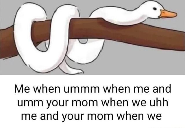 BS Me when ummm when me and umm your mom when we uhh me and your mom ...