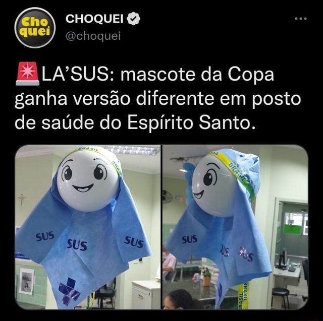 A Gazeta  'La'SUS': mascote da Copa ganha versão capixaba em posto de  saúde no ES