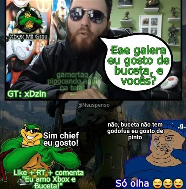 Xbox Memes BR 2.0 - Te lascar!😂🤣😂🤣 #BigBoss