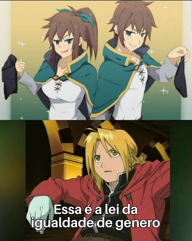 SS Kazuma: LEI DA TROCA EQUIVALENTE - iFunny Brazil