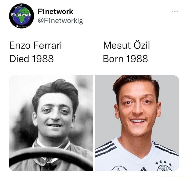 Trolling Football - Enzo Ferrari, founder of Ferrai, Died in 1988