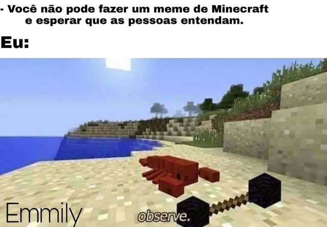 Esperando O Minecraft Ter Circulos - Meme 