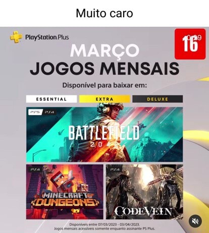 PlayStation Plus – Jogos Mensais: Março