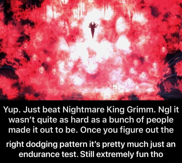 How To Beat Nightmare King Grimm Easily 