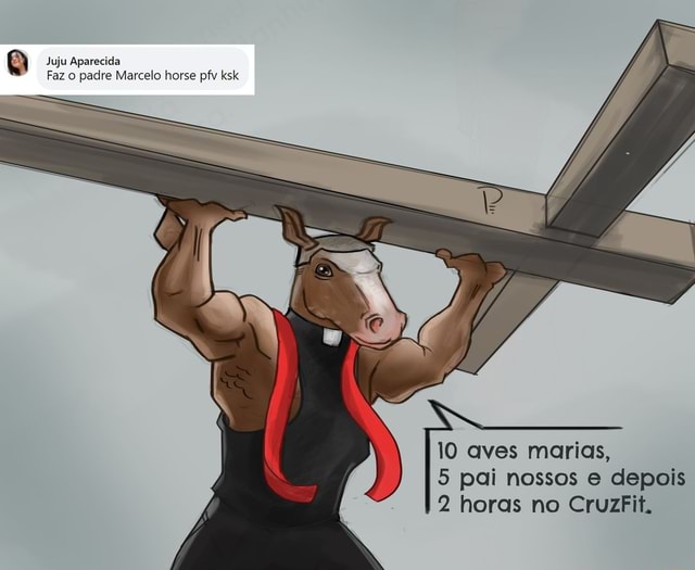 CapCut Padre Marcelo Horse, 🐎O Verdadeiro Giga Chad do Brasil