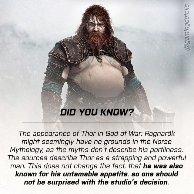 Is Thor Fat In Norse Mythology - Viking Style