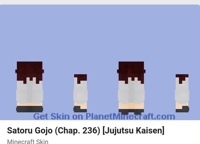 Gojo / jogo  Minecraft Skin