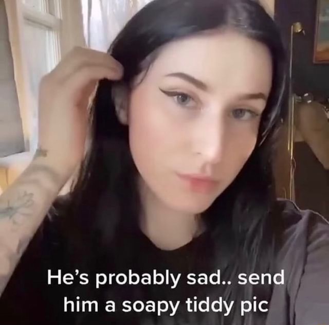 He's probably sad.. send him a soapy tiddy pic - iFunny Brazil