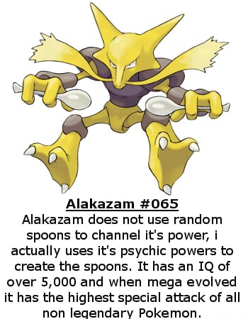 Smogon University - Two spoonfuls of Psychic powers, coming up! Alakazam is  a deadly wallbreaker in UU tier thanks to its incredible power, fantastic  coverage that lets it beat common Slowking-based cores