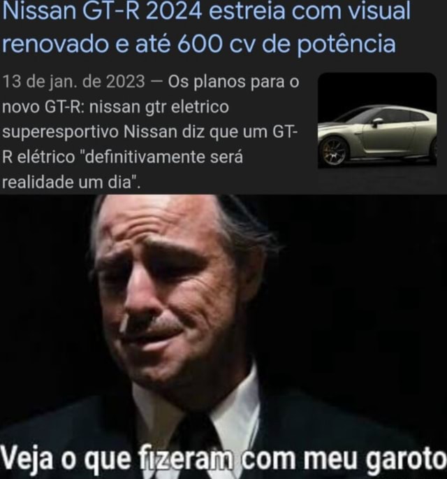 Nissan diz que um GT-R elétrico definitivamente será realidade um