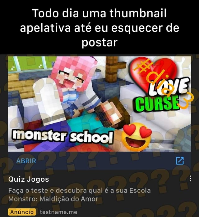 Escola de Monstros – Aula em Jogo