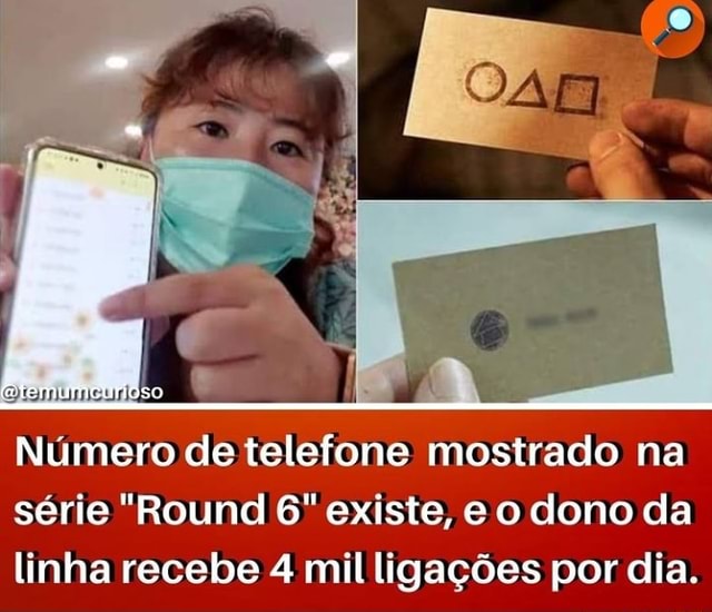 Dono do telefone mostrado em Round 6 recebe 4 mil ligações por dia