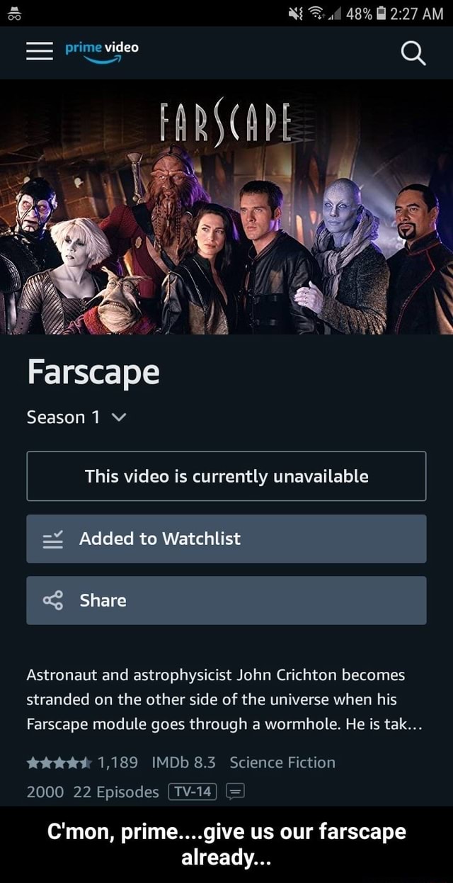 Prime video currently online unavailable