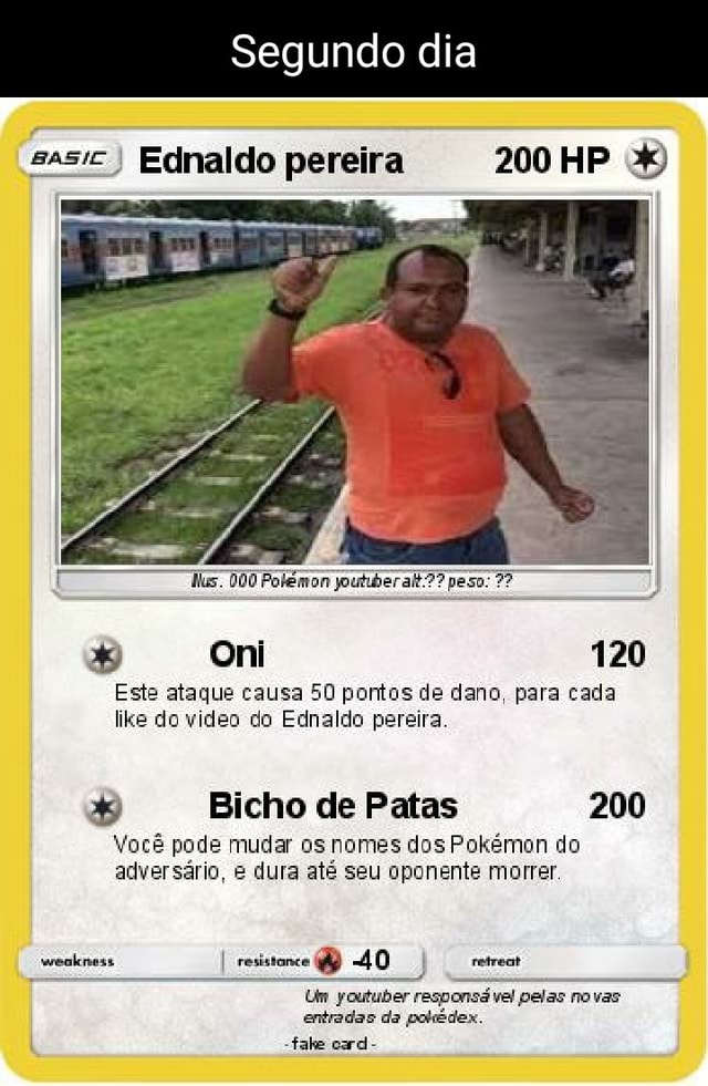 Pokémon listagem Ednaldo Pereira - iFunny Brazil