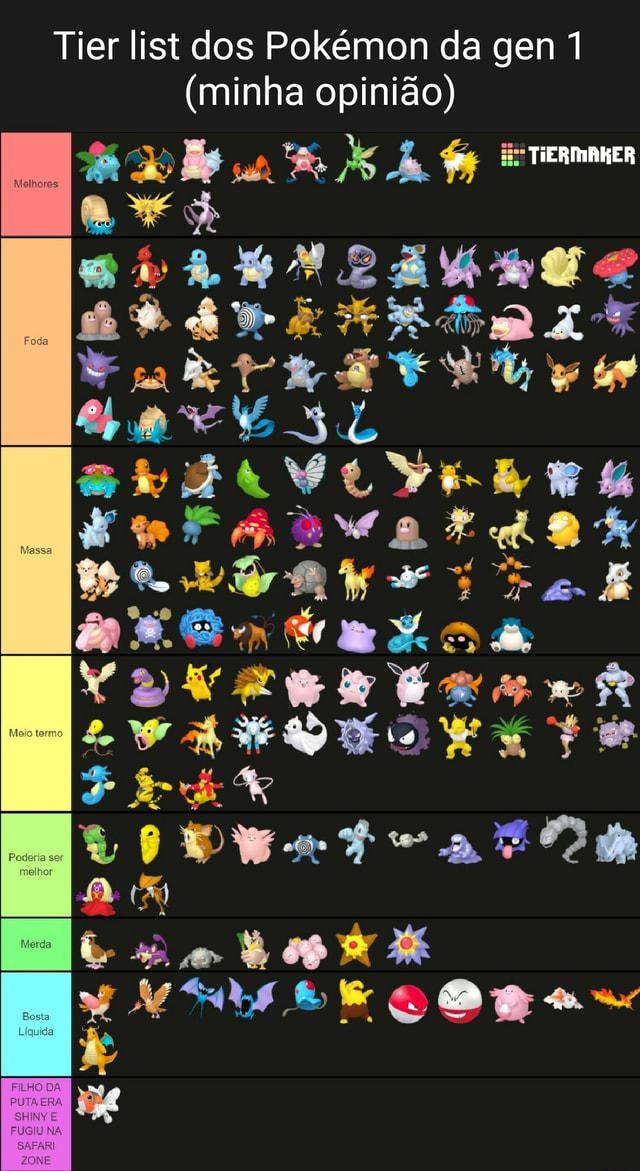 Tier List de Animes  Pokémon Amino Em Português Amino