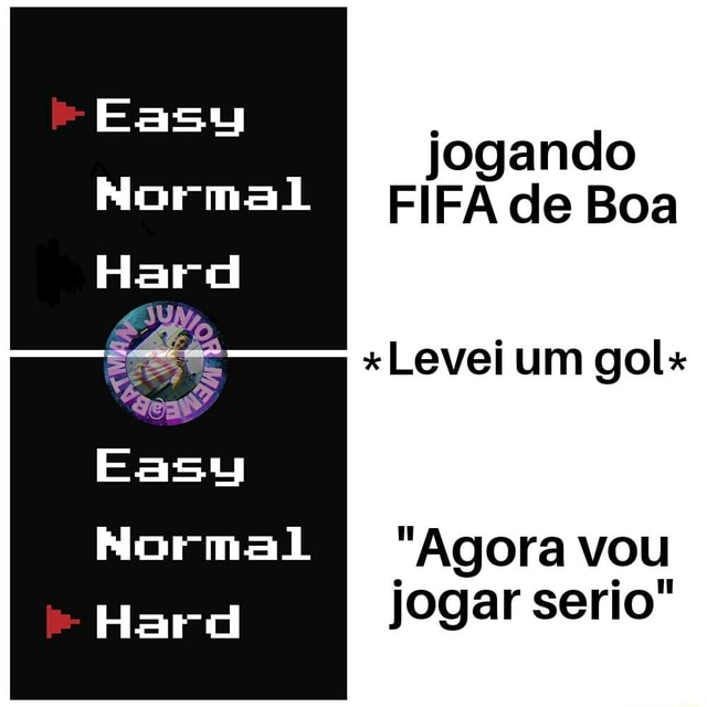 Agora vou jogar sério!