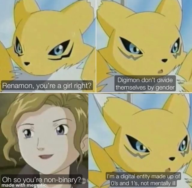 This is Digi-Discrimination!! : r/digimon