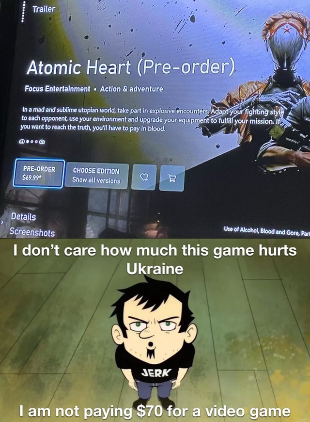 ATOMIC HEART is well you just gotta play it lol 