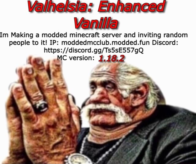 If wanna join a modded minecraft server discord server in the comments -  iFunny Brazil