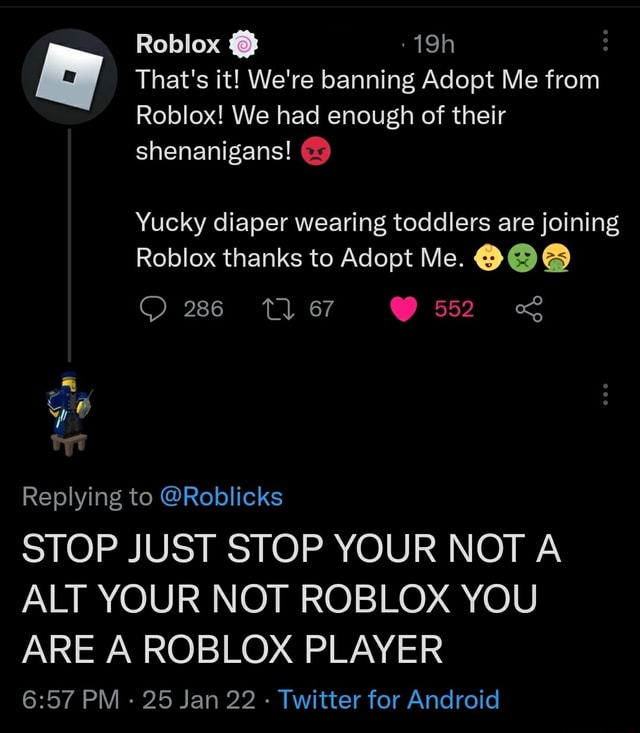 Roblox me baniu! Roblox banned me, Banned From Roblox