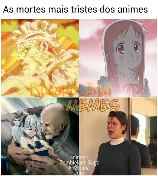 As mortes mais tristes dos animes - iFunny Brazil