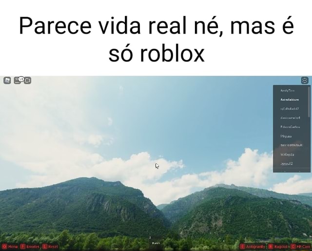 Parece GTA ou um jogo de corrida super real né Mas e só Roblox - iFunny  Brazil