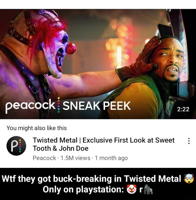 Twisted Metal — First Look At Sweet Tooth & John Doe 