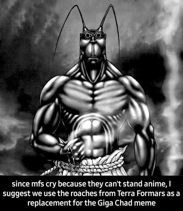 Anime Memes - Giga-Chad is cool